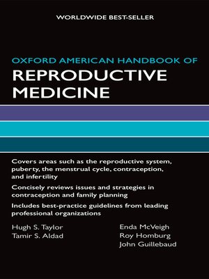 cover image of Oxford American Handbook of Reproductive Medicine